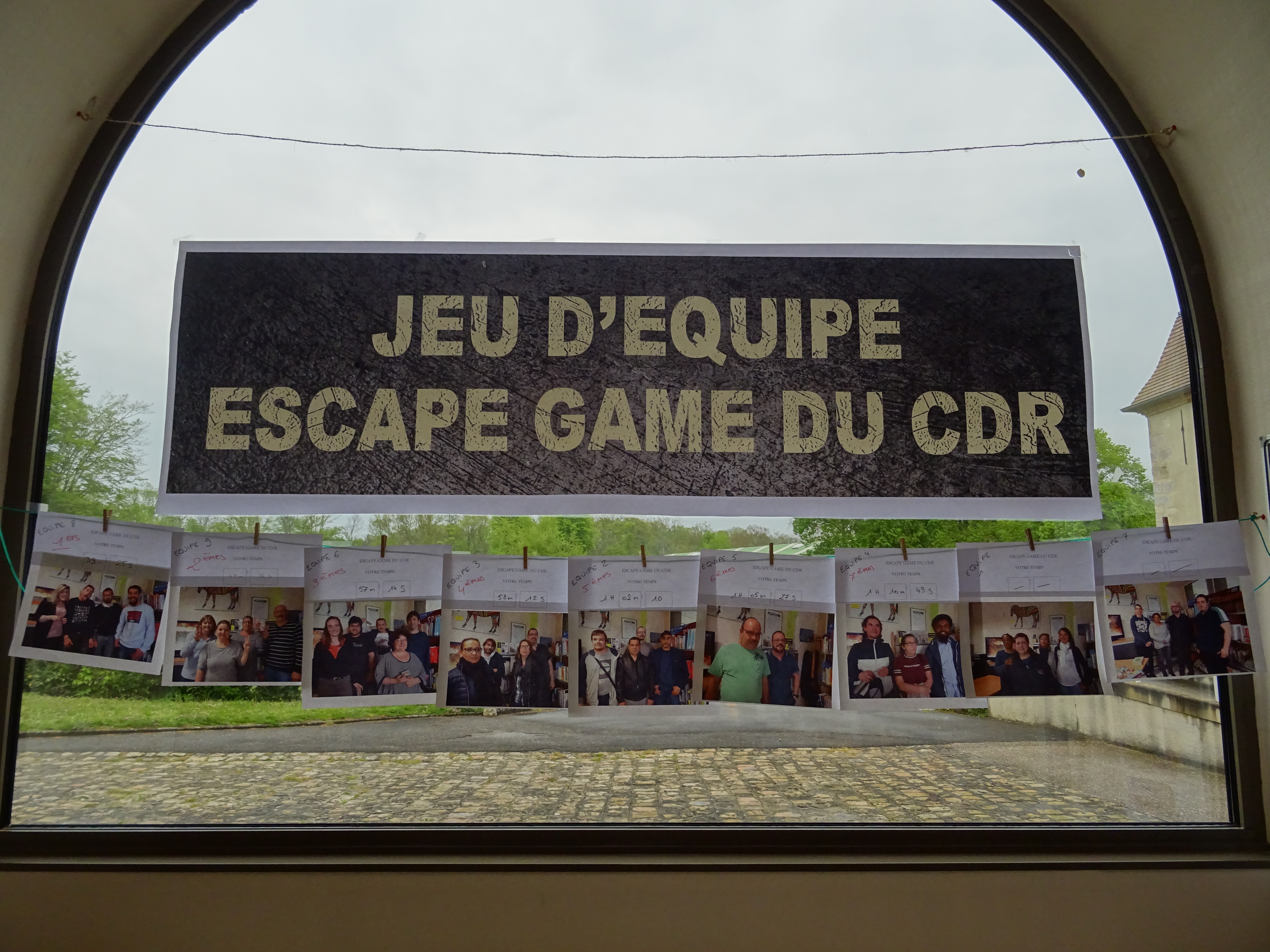 Premier Escape Game du COS CRPF