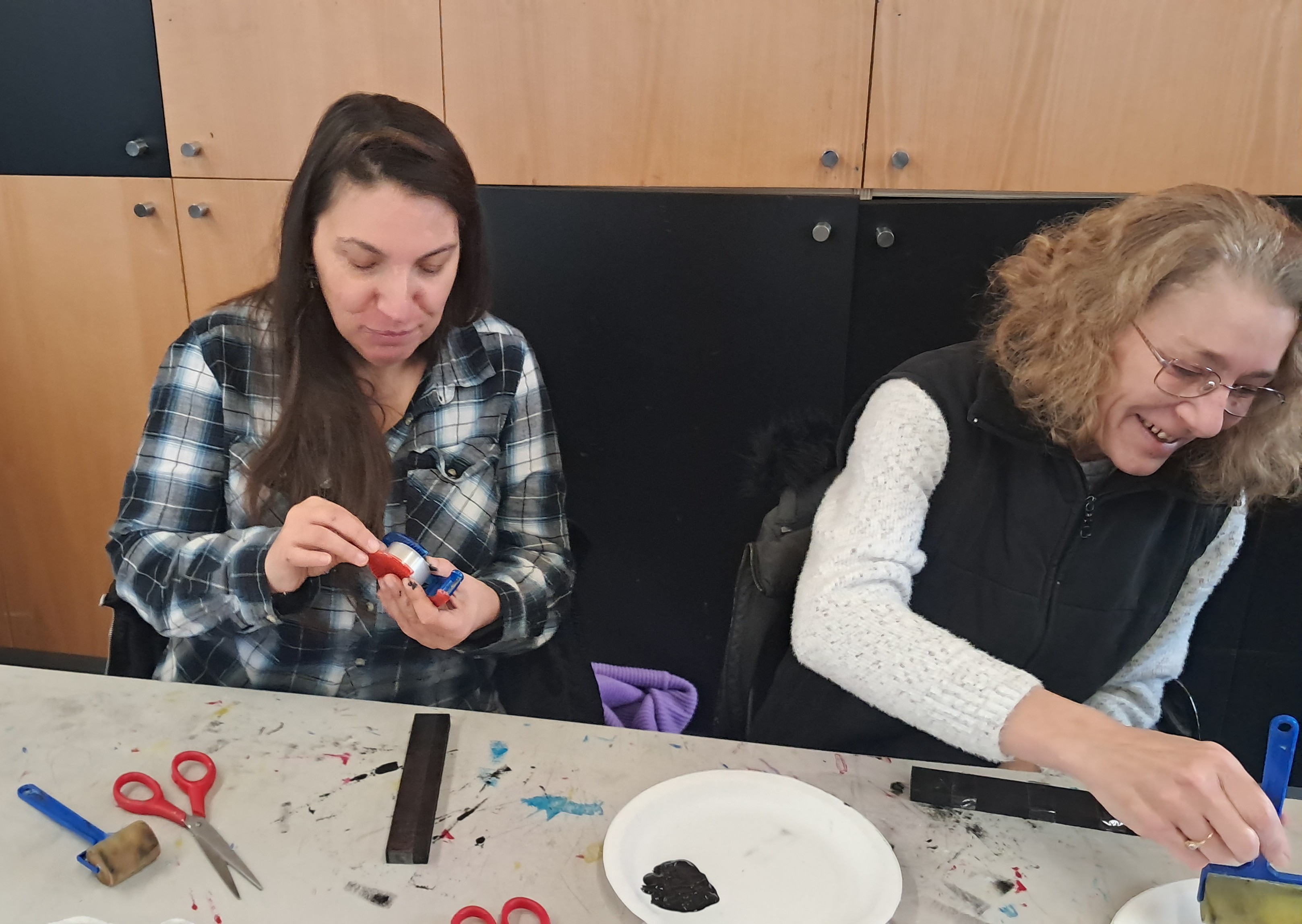 Stagiaires et professionnels du COS CRPF en immersion artistique