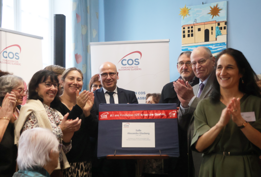 Dévoilement de la plaque - COS Sainte-Marthe