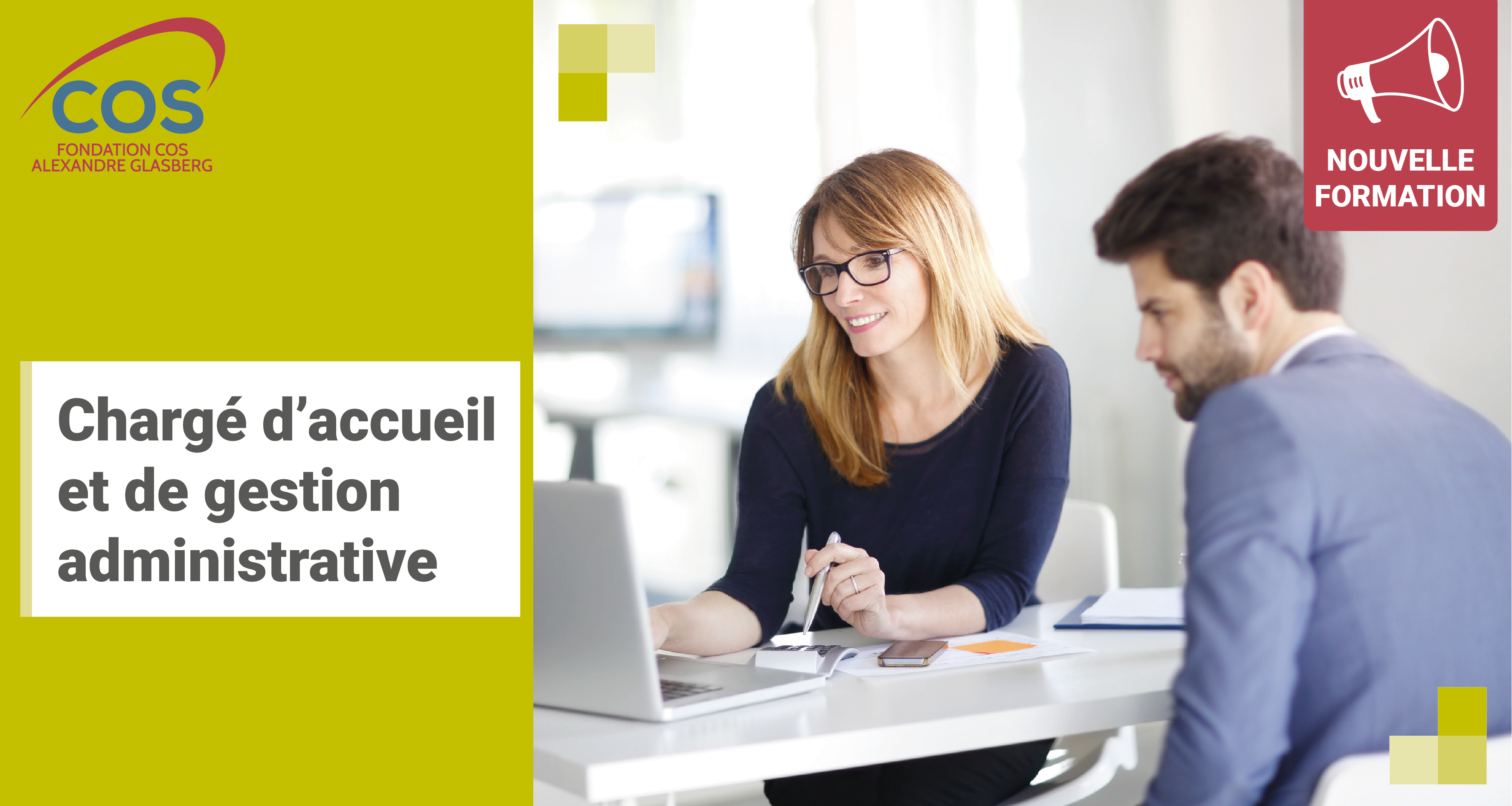 Nouvelle formation : « Chargé d’accueil et de gestion administrative » au COS CRPF