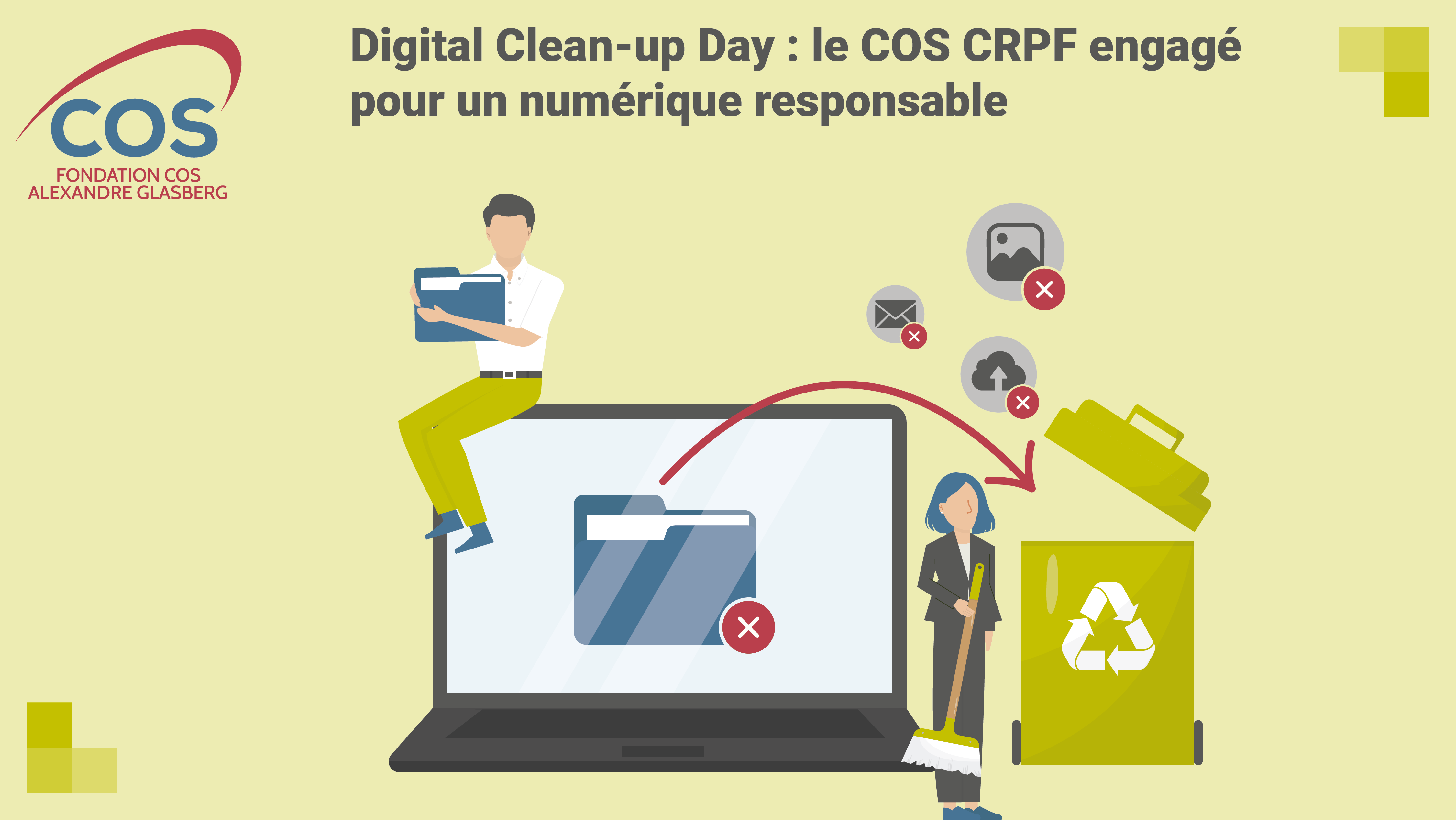 Digital Clean-up Day : le COS CRPF engagé pour un numérique responsable