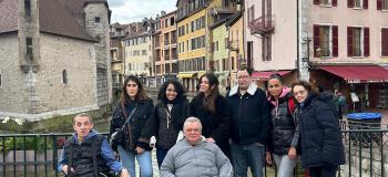 les résidents de l'EAM ont visité la belle ville d'Annecy