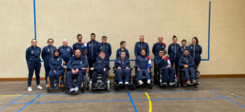 Equipe de France de Boccia au COS CRPF