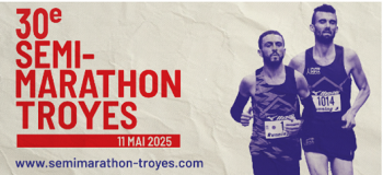 Affiche semi marathon Troyes 2025