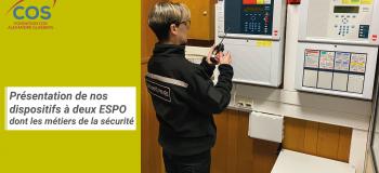 Le COS CRPF présente ses dispositifs à deux ESPO des Yvelines