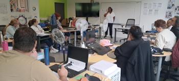 Les stagiaires CIP accueillent une consultante de l’APEC 
