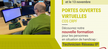 COS CRPF - Portes ouvertes virtuelles formation Technicien réseau IP