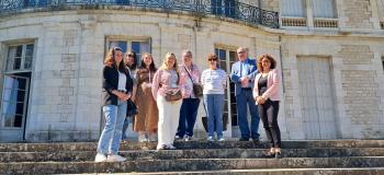 Visite de la Team TH de France Travail de Gien au COS CRPF de Nanteau-sur-Lunain