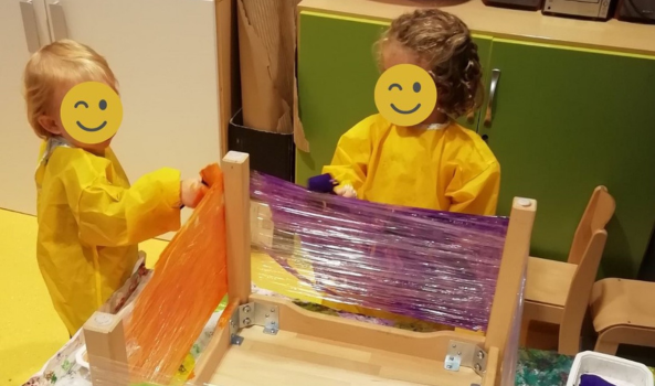 Atelier peinture crèche