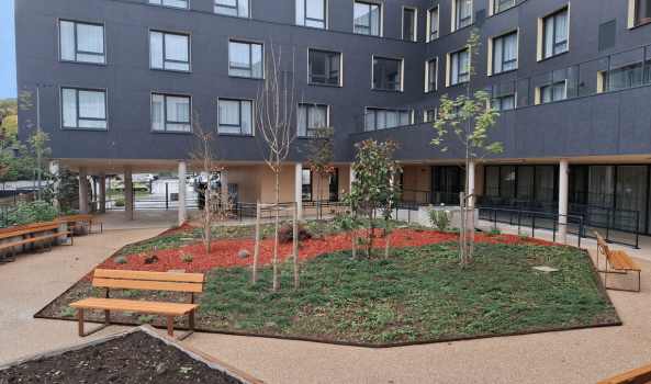 Jardin protégé Ehpad-EAM COS Nina Gourfinkel - Jardin protégé