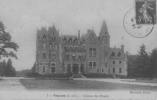 Château Les Rhuets ancienne carte postale