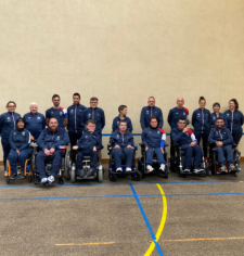 Equipe de France de Boccia au COS CRPF