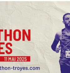 Affiche semi marathon Troyes 2025