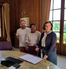 Le COS CRPF de Nanteau et les Maisons Hospitalières de Sénart signent une convention de partenariat