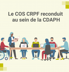 Le COS CRPF reconduit au sein de la CDAPH